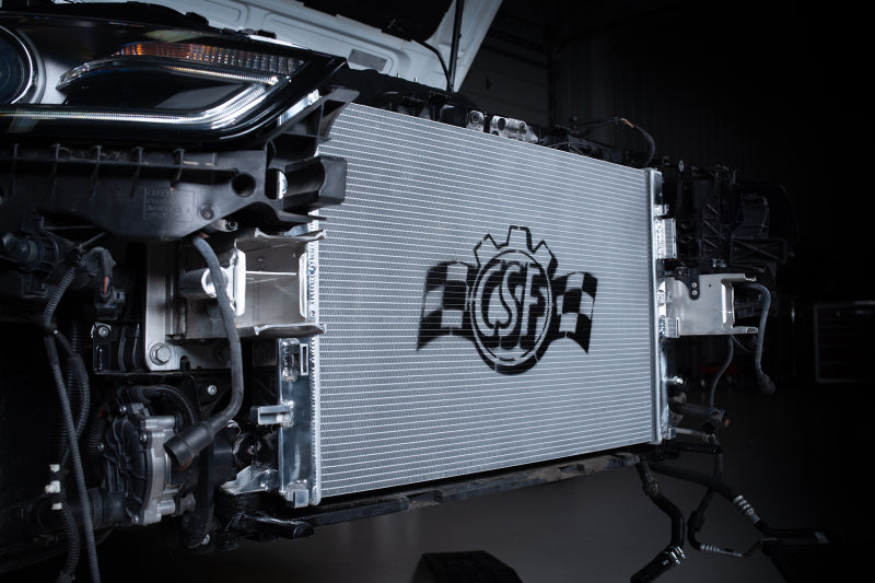 CSF Audi B8 S4 & S5 High Performance All-Aluminum Radiator 7091 7091 Photo - Mounted