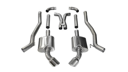 Corsa Performance 10-15 Chevrolet Camaro SS 6.2L V8 Manual Polished Xtreme 3in Cat-Back 14968 Photo - Primary