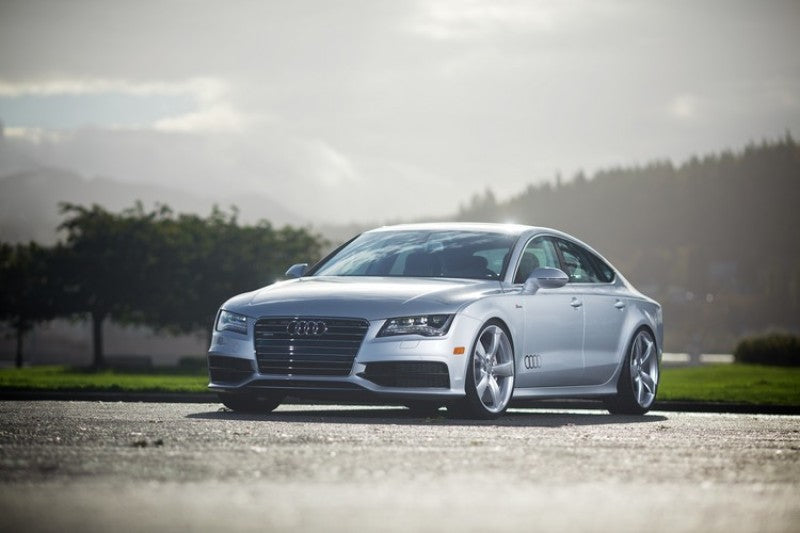 AWE Tuning Audi C7 A7 3.0T Touring Edition Exhaust - Dual Outlet Diamond Black Tips 3015-33064 3015-33064 Photo - Mounted