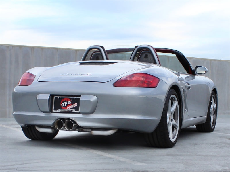 aFe MACH Force-Xp 2 In To 2-1/2 In Stainless Steel Cat-Back Exhaust System 49-36409 Photo - Mounted