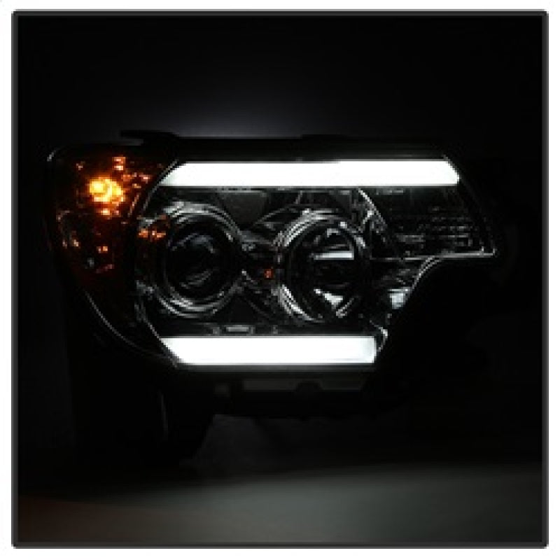 Spyder Toyota Tacoma 12-16 Projector Headlights Light Bar DRL Chrome PRO-YD-TT12-LBDRL-C 5081704 5081704 Photo - Unmounted