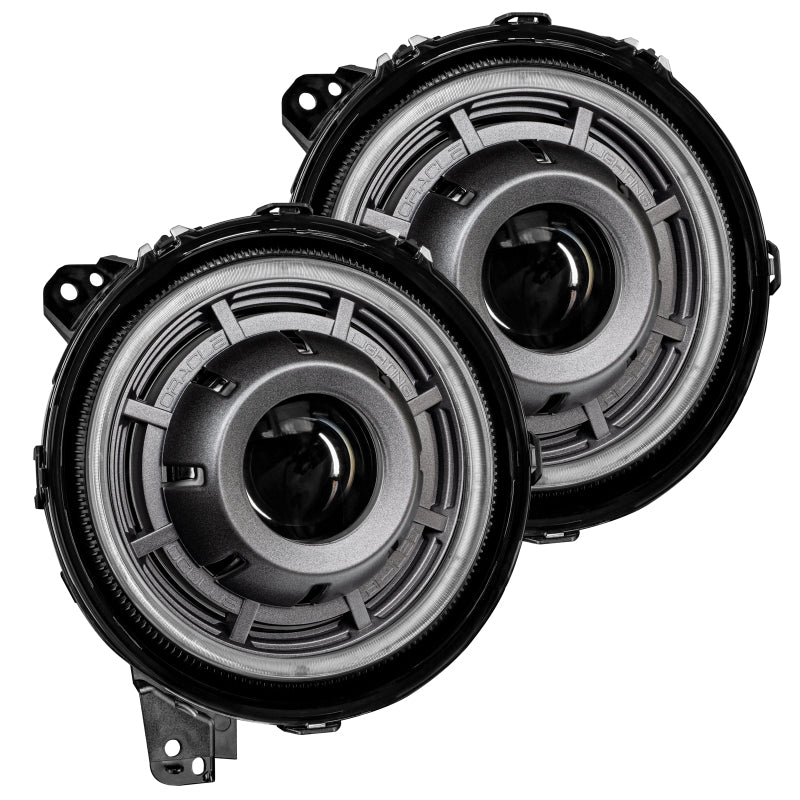 ORACLE Lighting Oracle Oculus Bi-LED Projector Headlights for Jeep JL/Gladiator JT - Graphite Metallic - 5500K 5839-504-PAU 5839-504-PAU Photo - Primary