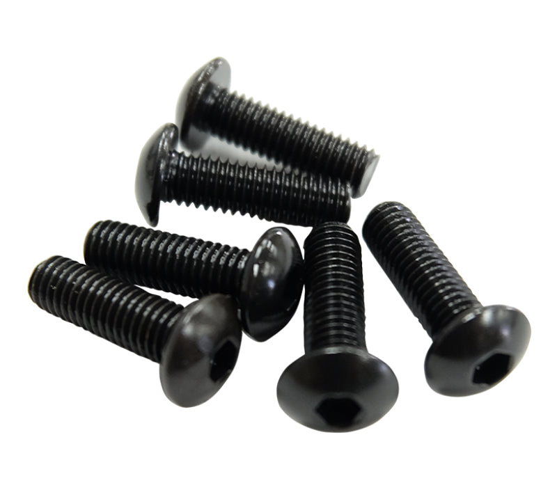 NRG Steering Wheel Screw Kit Upgrade Black "FLAT" SWS-100BK Photo - Primary