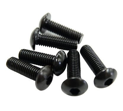 NRG Steering Wheel Screw Kit Upgrade Black "FLAT" SWS-100BK Photo - Primary