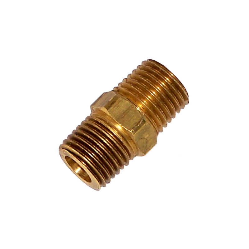 Kleinn Air Horns Kleinn Hex Male Nipple Adapter - 1/4In M NPT to 1/4In M NPT 51414N 51414N Photo - Primary