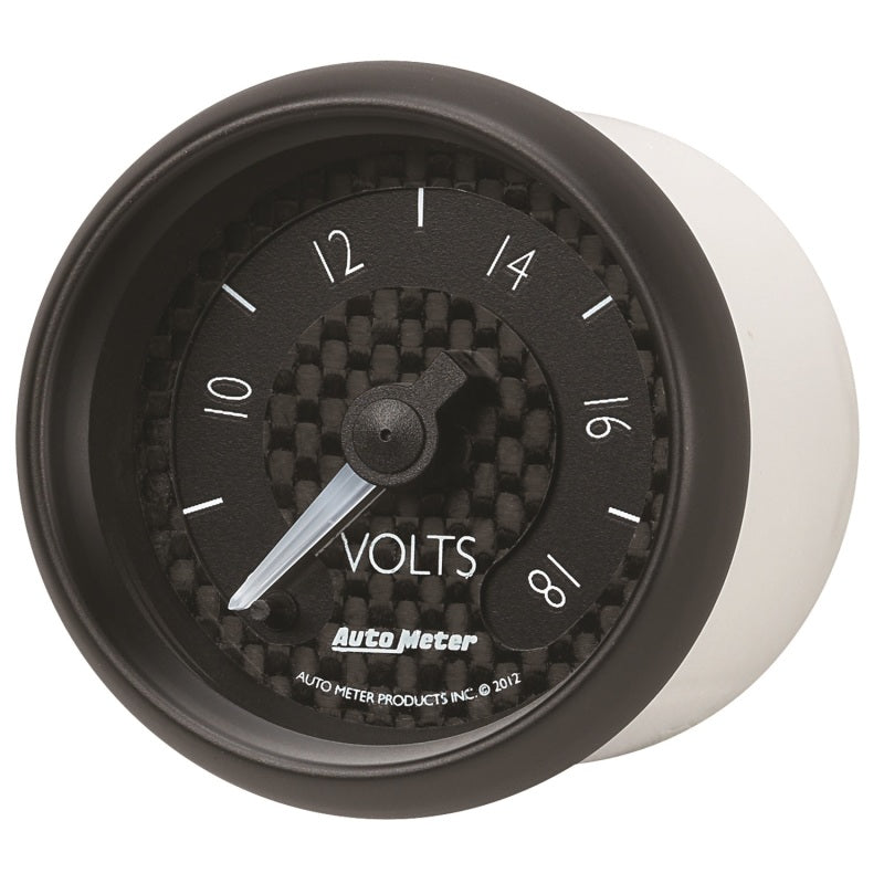 Autometer GT Series 52mm Full Sweep Electronic 8-18 Volts Voltmeter 8091 8091 User 2