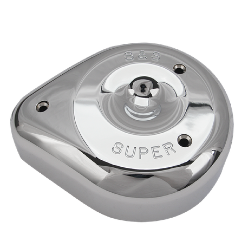 S&S Cycle Teardrop Chrome Air Cleaner Cover For S&S Super E/G Carbs 17-0378 17-0378 User 1