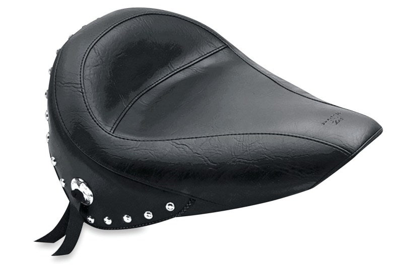 Mustang Motorcycle Mustang 00-15 Harley Softail Standard Rear Tire Touring Solo Seat w/Studs - Black 76174 76174 User 1