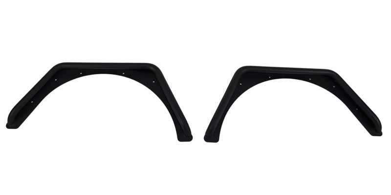 Fishbone Offroad 97-06 Jeep Wrangler TJ Steel Tube Fenders Rear 3In Flare - Blk Textured Powdercoat FB23029R