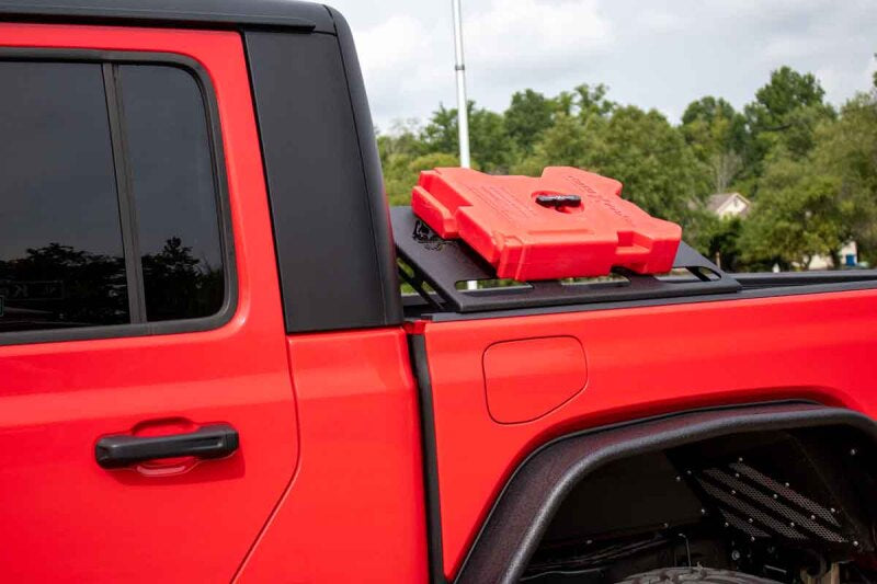 Fishbone Offroad 2020+ Jeep Gladiator Bed Storage Rack Steel Powdercoat FB21233 FB21233 Photo - lifestyle view