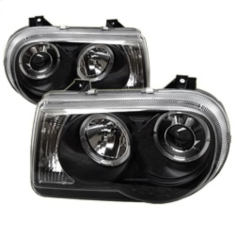 Spyder Chrysler 300C 05-10 Projector Headlights LED Halo LED Blk (Not Included) PRO-YD-C300C-HL-BK 5009135 5009135 Photo - Primary