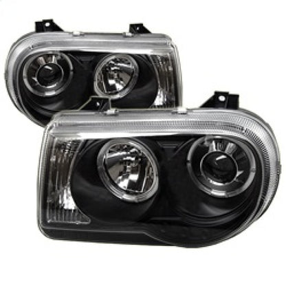 Spyder Chrysler 300C 05-10 Projector Headlights LED Halo LED Blk (Not Included) PRO-YD-C300C-HL-BK 5009135 5009135 Photo - Primary