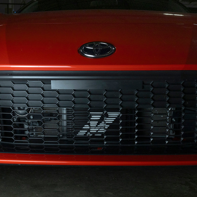 Mishimoto 22+ Subaru BRZ/Toyota GR86 Oil Cooler Kit Thermostatic - Silver MMOC-BRZ-22TSL MMOC-BRZ-22TSL Photo - Mounted
