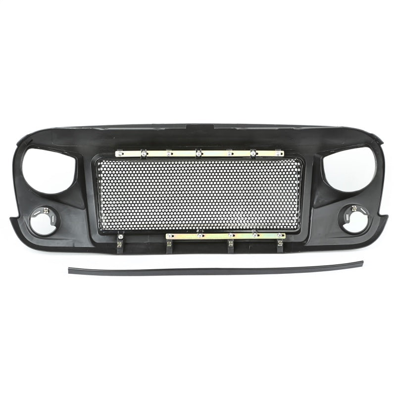Rugged Ridge Spartan Grille,Satin Black;07-18 Jeep Wrangler JK 12034.01 Photo - Unmounted