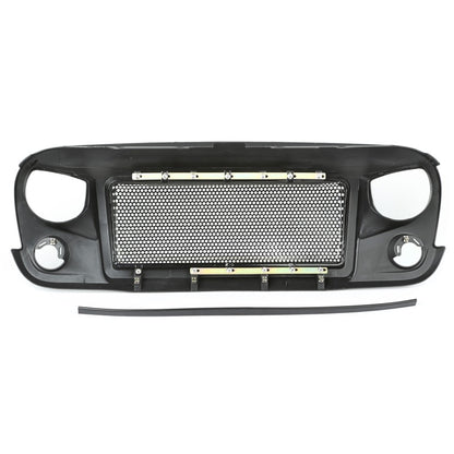 Rugged Ridge Spartan Grille,Satin Black;07-18 Jeep Wrangler JK 12034.01 Photo - Unmounted