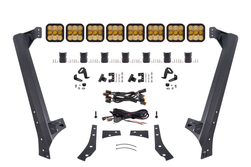 Diode Dynamics Jeep JK SS5 Sport CrossLink Windshield - Yellow Combo Lightbar Kit DD7225 DD7225 Photo - Primary