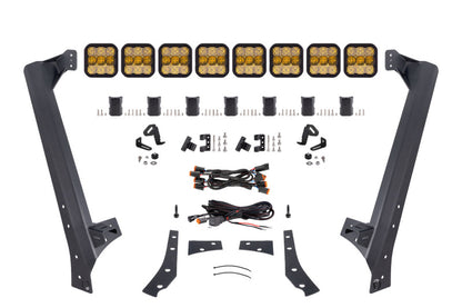 Diode Dynamics Jeep JK SS5 Sport CrossLink Windshield - Yellow Combo Lightbar Kit DD7225 DD7225 Photo - Primary