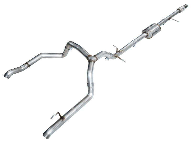 AWE Tuning AWE 4th Gen GM 1500 5.3L 0FG Catback Split Rear Exit (w/ Bumper Cutouts) - OE Tips 3015-31200 3015-31200 Photo - Primary