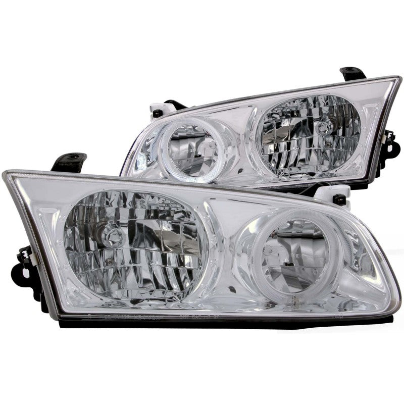 Anzo 2000-2001 Toyota Camry Crystal Headlights w/ Halo Chrome 121124 Photo - Primary