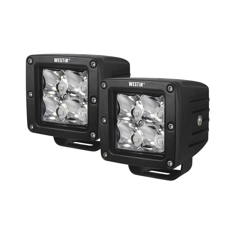 Westin Compact LED -4 5W Cree 3 inch x 3 inch (Set of 2) - Black 09-12200A-PR 09-12200A-PR Photo - Primary