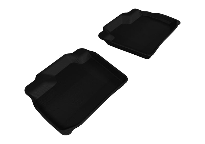 3D MAXpider 2011-2018 Nissan Leaf Kagu 2nd Row Floormats - Black L1NS04921509 L1NS04921509 Photo - Primary