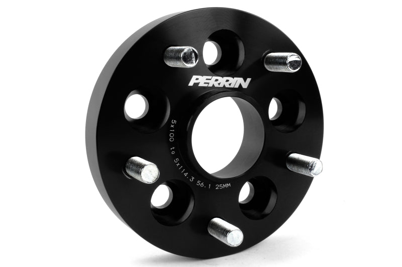 Perrin Wheel Adapter 25mm Bolt-On Type 5x100 to 5x114.3 w/ 56mm Hub (Set of 2) PSP-WHL-226BK PSP-WHL-226BK Photo - Primary