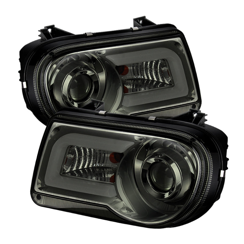 Spyder Chrysler 300C 05-10 Projector Headlights LED DRL Smoke High/Low H7 PRO-YD-C300C-DRL-SM 5075673 5075673 Photo - Primary