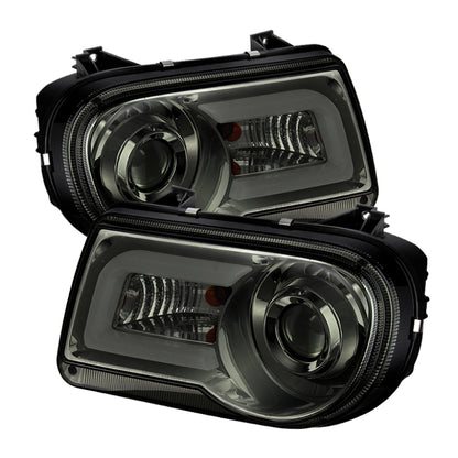 Spyder Chrysler 300C 05-10 Projector Headlights LED DRL Smoke High/Low H7 PRO-YD-C300C-DRL-SM 5075673 5075673 Photo - Primary