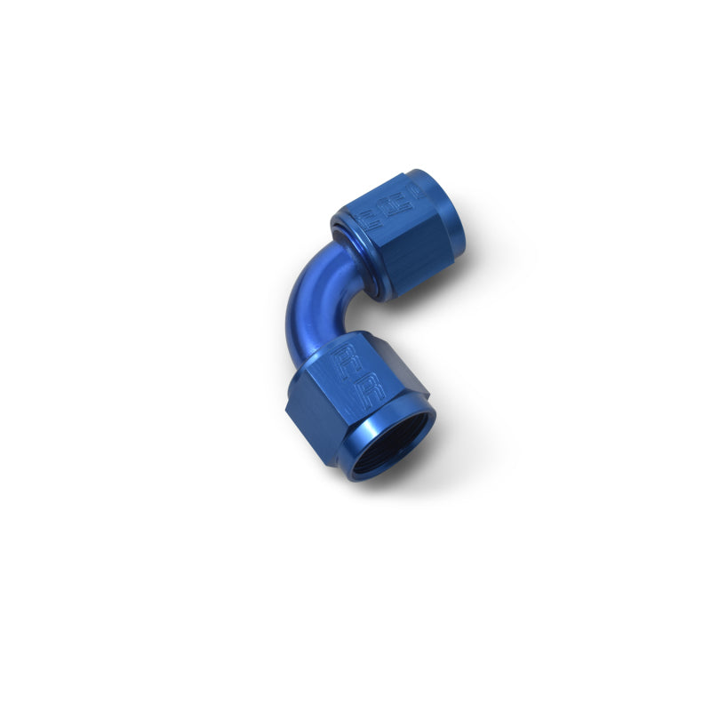Russell -6 AN 90° Swivel Coupler (Blue Finish) 640160 Photo - out of package