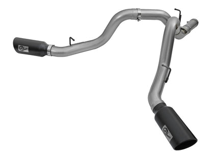 aFe  POWER -B Large Bore-HD 4" 409 SS DPF-Back Exhaust System 49-44080-B Photo - Primary