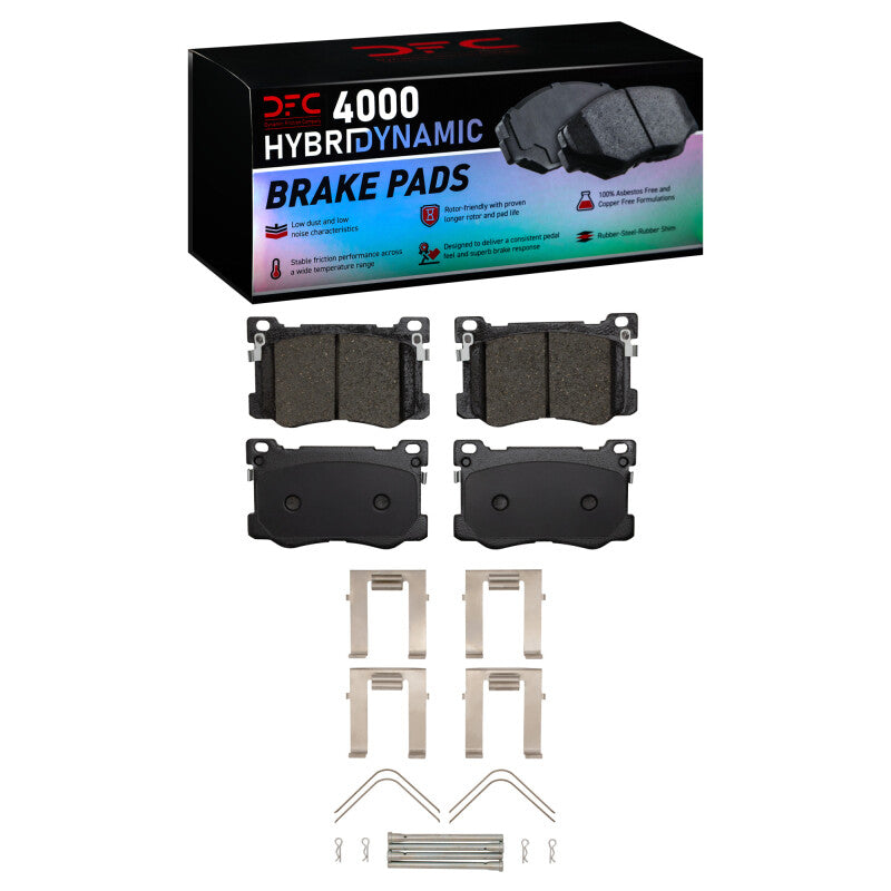 DFC DFC 4000 HybriDynamic Brake Pads Brakes, Rotors & Pads Brake Pads - OE main image