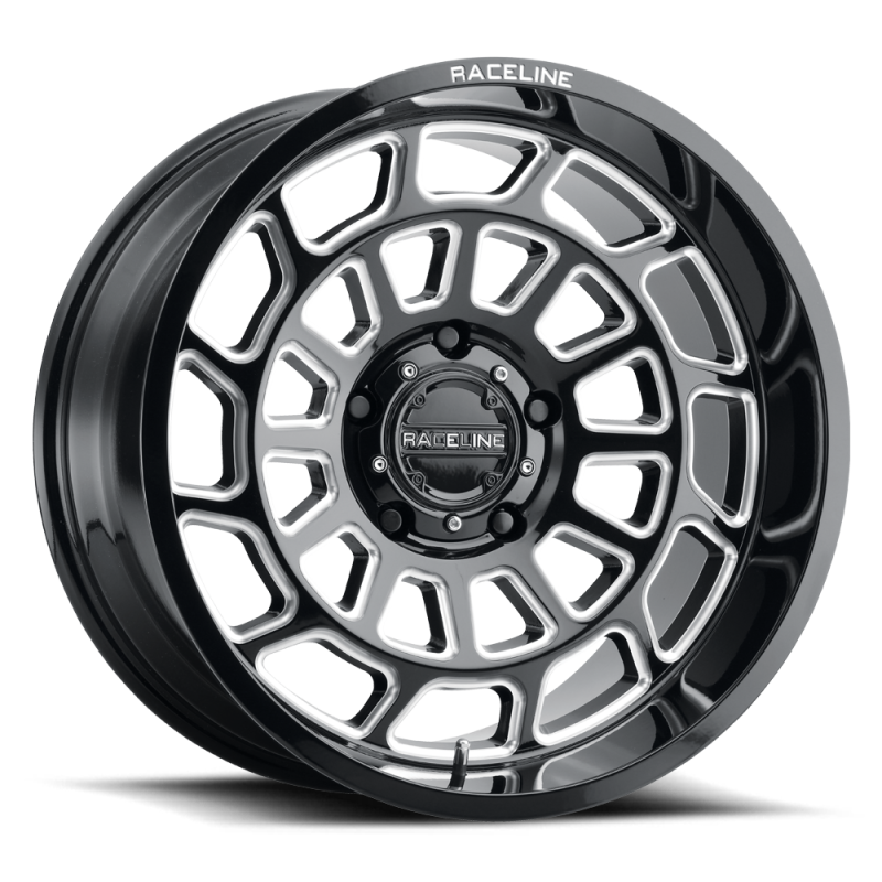 Raceline 955M Warp 20x10in / 8x165.1 BP / -19mm Offset / 125.2mm Bore - Satin Black & Milled Wheel 955M-21080-19 955M-21080-19 Photo - Primary
