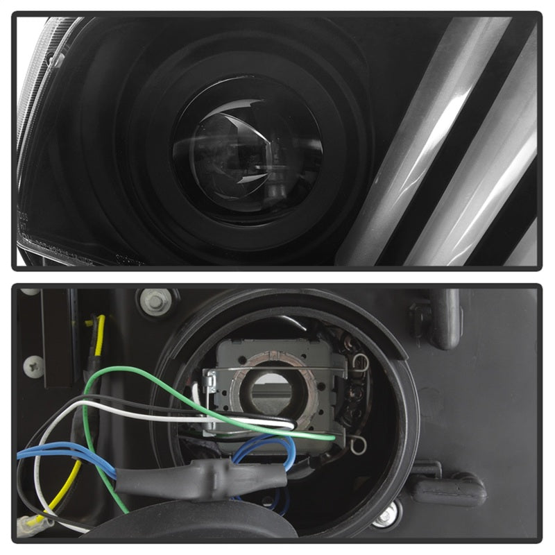 Spyder 13-14 Ford Mustang (HID Only) Projector Headlights w/Turn Signals - Blk PRO-YD-FM13HID-BK 5085559 5085559 Photo - Unmounted