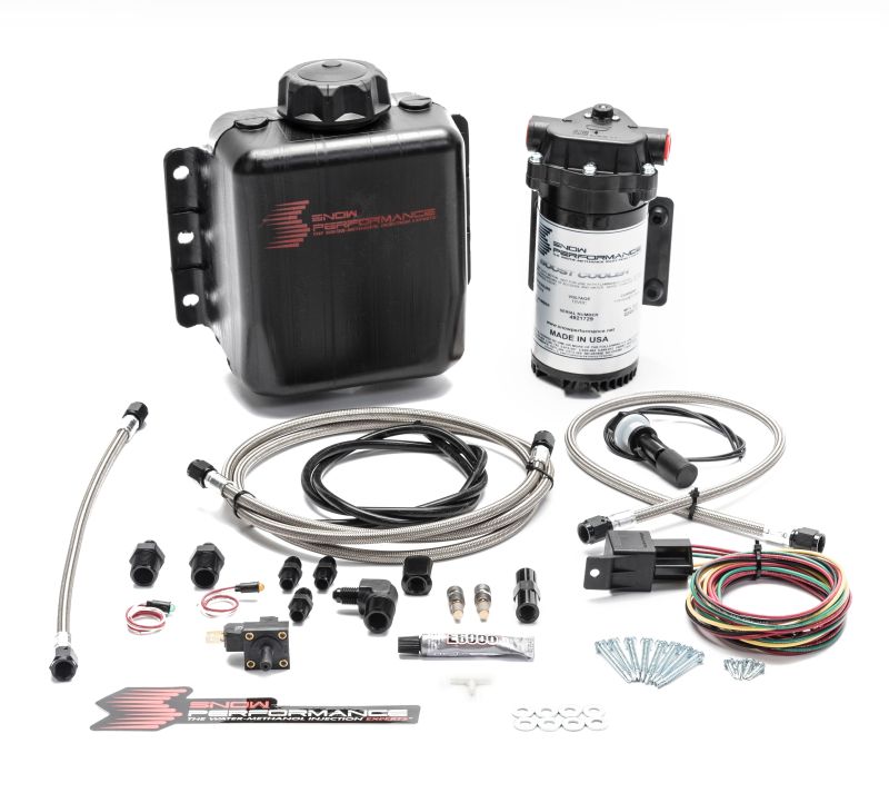 Snow Performance Stg 1 Boost Cooler F/I Water Injection Kit (Incl. SS Braided Line and 4AN Fittings) SNO-201-BRD SNO-201-BRD Photo - Primary