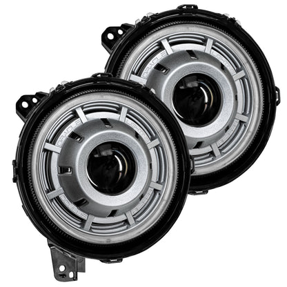 ORACLE Lighting Oracle Oculus Bi-LED Projector Headlights for Jeep JL/Gladiator JT - Satin Silver - 5500K 5839-504-PSC 5839-504-PSC Photo - Primary