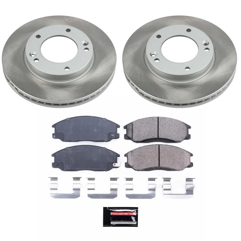PowerStop Power Stop 07-09 Kia Sorento Front Semi-Coated Rotor Kit SC5908 SC5908 Photo - Primary