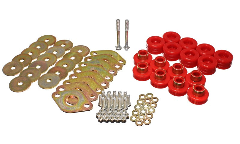 Energy Suspension BODY MOUNT SET W/HARDWARE 0BPHC 2.4111R Photo - Primary