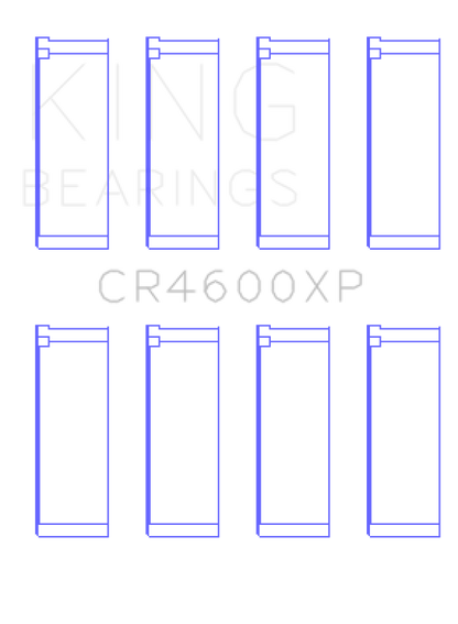 King Engine Bearings King Mini (BMW) W11B16 Connecting Rod Bearings - Set of 4 Pairs CR4600XP0.25 CR4600XP0.25 Photo - Primary