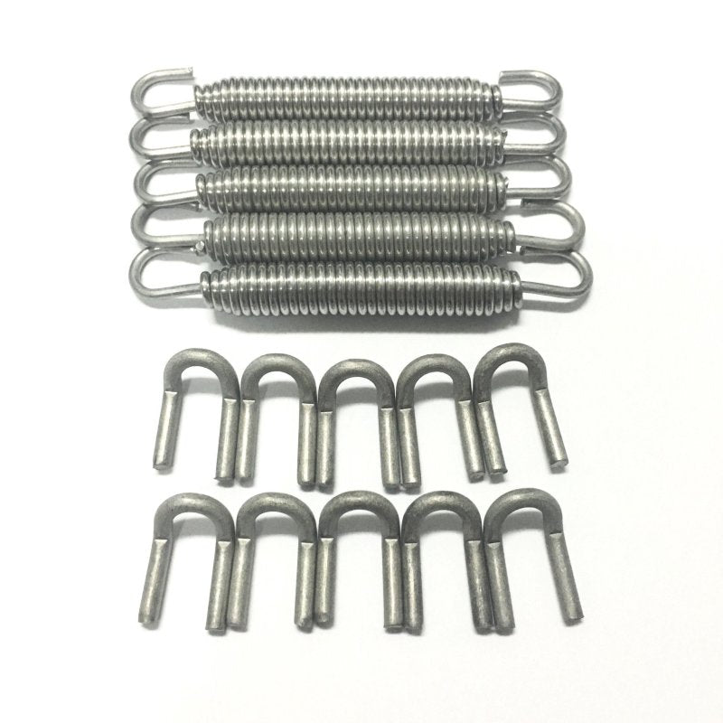 Ticon Industries Black Silicone Titanium Spring Tab and Spring Kit (10 Tabs/5 Springs) - 5 Pack 108-00215-1101 108-00215-1101 Photo - Primary