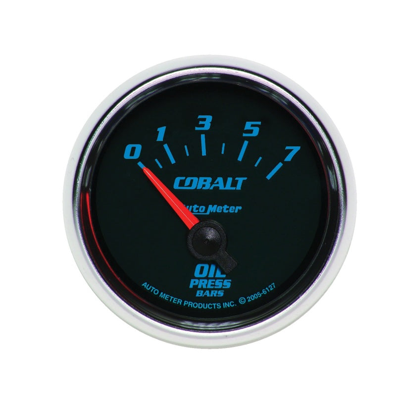 Autometer Cobalt 52mm 0-7 BAR Short Sweep Electric Oil Pressure Gauge 6127-M 6127-M User 2