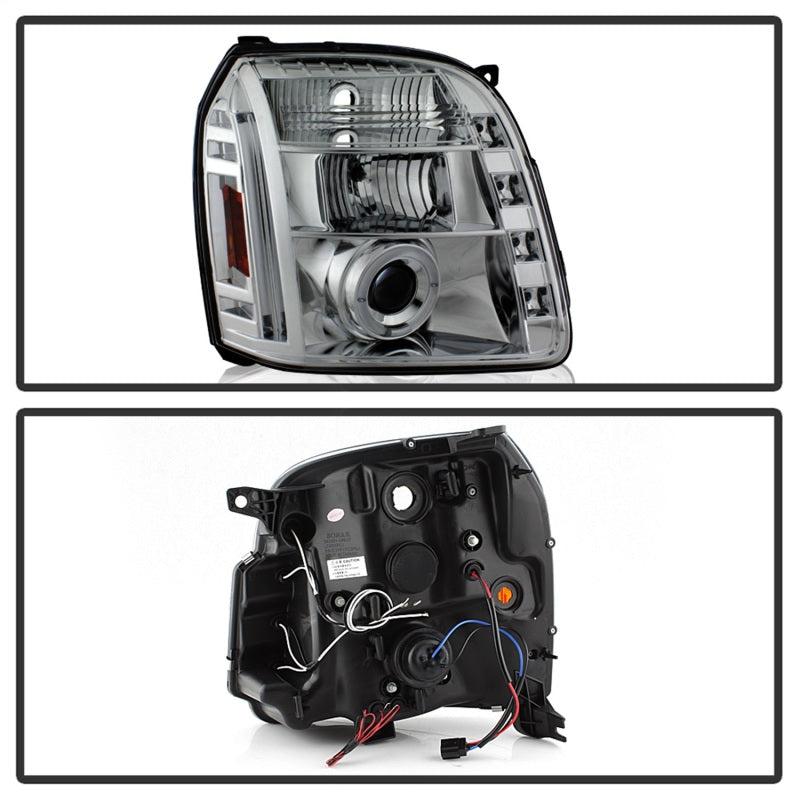 Spyder GMC Yukon 07-14/GMC Yukon XL 07-14 Projector Headlights LED Halo LED Chrome PRO-YD-GY07-HL-C 5029324 5029324 Photo - Unmounted
