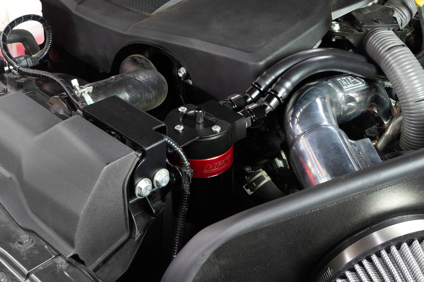 HPS Performance Aluminum Oil Catch Can Kit 2023-2026 Toyota Sequoia 3.4L V6 Twin Turbo 860-003