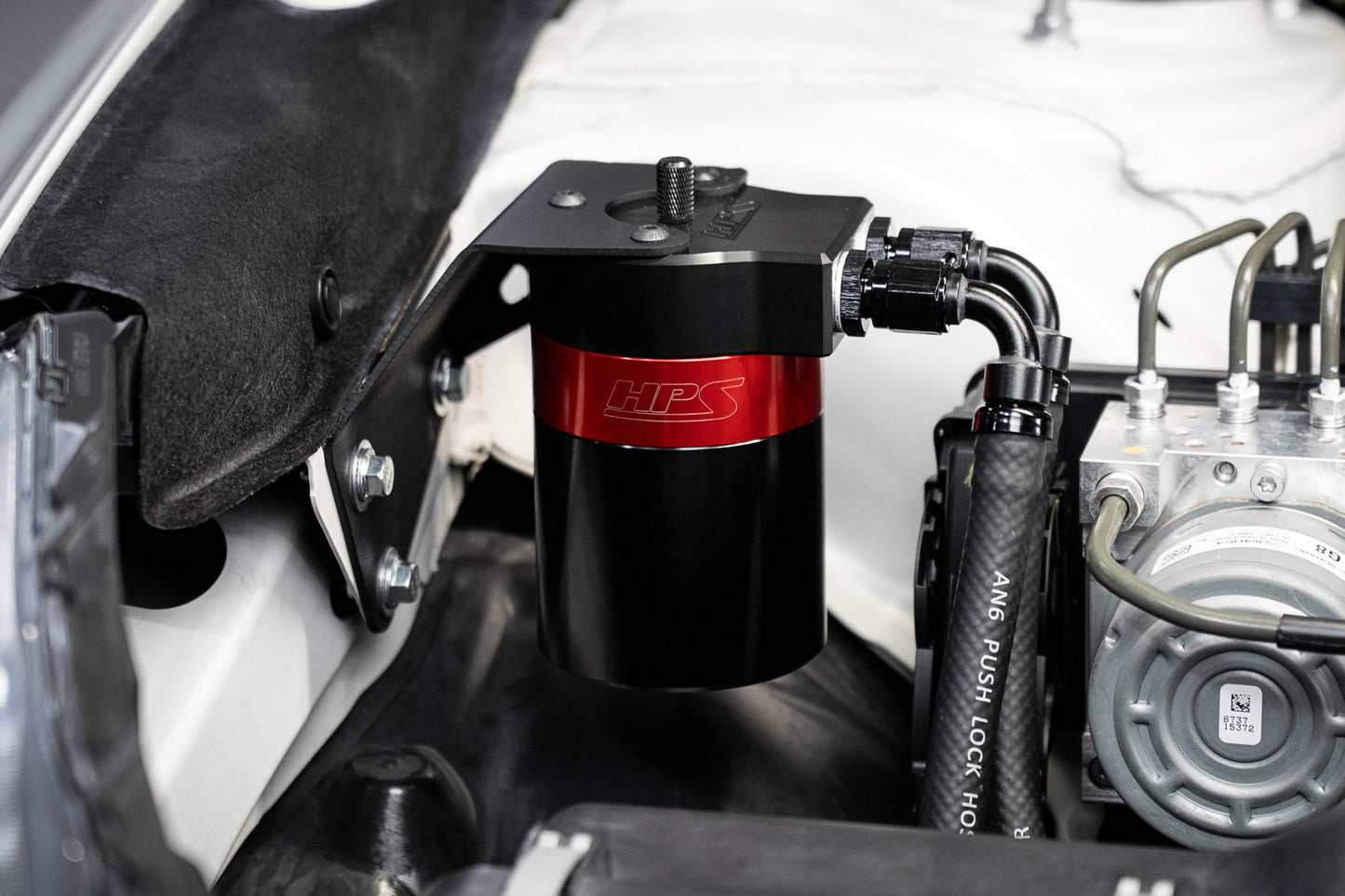 HPS Performance Aluminum Oil Catch Can Kit 2015-2019 Subaru Legacy 2.5L Non Turbo 860-006