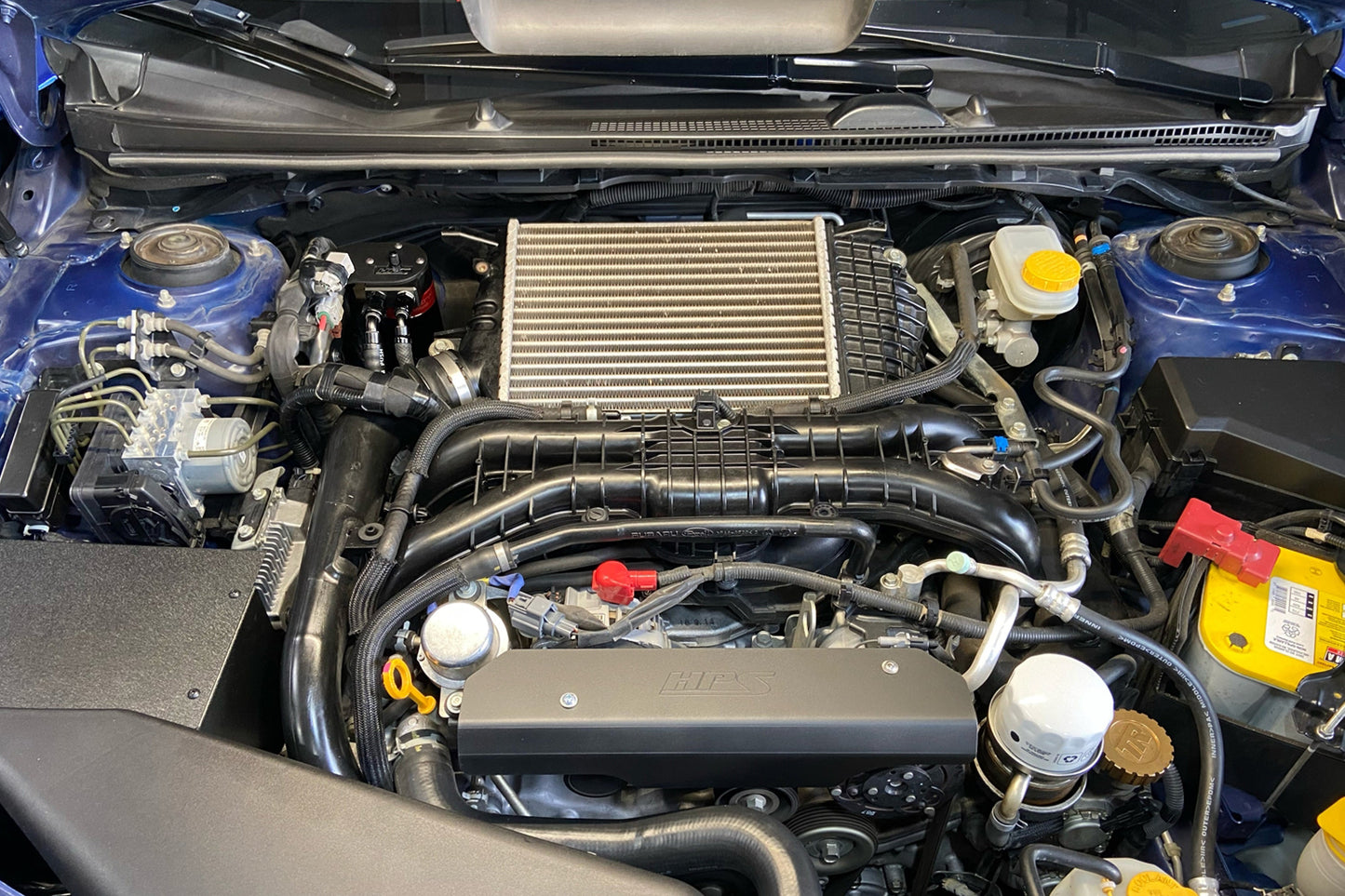 HPS Performance Aluminum Oil Catch Can Kit 2015-2021 Subaru WRX 2.0L Turbo VA FA20F 860-007