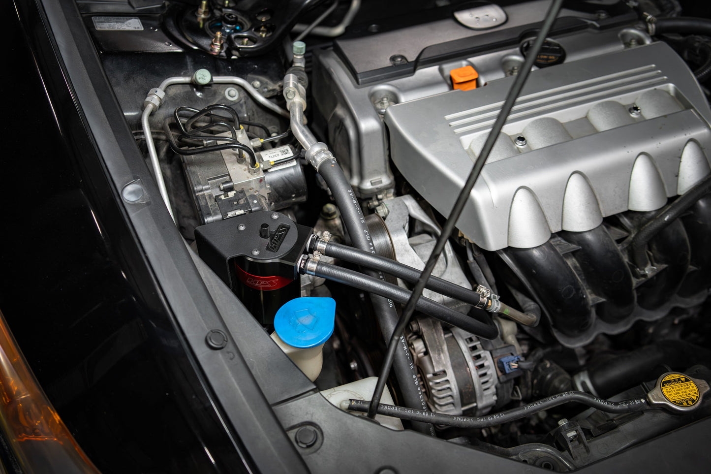 HPS Performance Aluminum Oil Catch Can Kit 2009-2014 Acura TSX 2.4L 860-013