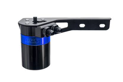 HPS Performance Aluminum Oil Catch Can Kit 2019-2025 Acura RDX 2.0L Turbo, Blue 860-015BL