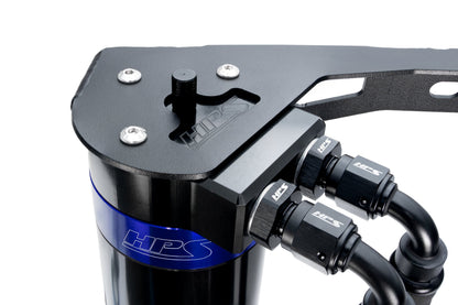 HPS Performance Aluminum Oil Catch Can Kit 2019-2025 Acura RDX 2.0L Turbo, Blue 860-015BL