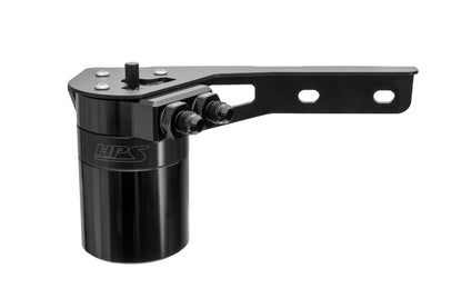HPS Performance Aluminum Oil Catch Can Kit 2019-2025 Acura RDX 2.0L Turbo, Black 860-015WB