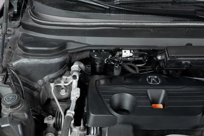 HPS Performance Aluminum Oil Catch Can Kit 2019-2025 Acura RDX 2.0L Turbo, Black 860-015WB