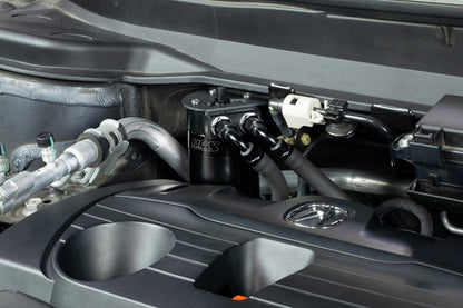 HPS Performance Aluminum Oil Catch Can Kit 2019-2025 Acura RDX 2.0L Turbo, Black 860-015WB